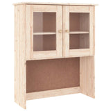 Highboard "ALTA" 77x35x165 cm Solid Wood Pine 3187773