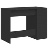 Desk Black 102x50x75 cm Engineered Wood 840542