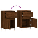 Sideboards 2 pcs Brown Oak 40x35x70 cm Engineered Wood 831147