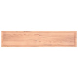 Table Top Light Brown 200x40xcm Treated Solid Wood Live Edge 363981