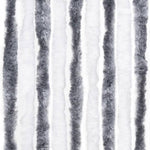Insect Curtain Grey and White 100x220 cm Chenille 241225