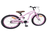 Kids Bike 22 Inches for 7-12 Years Old Light Pink 42009689