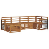 Sofa Sets 6 pcs Natural Solid Acacia Wood 3375099