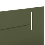 Lawn Edging 50 pcs 102 x 4 x 4 cm Steel Olive Green 8008729
