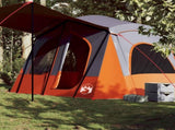 Camping Tent Cabin 5-Person Grey and Orange Waterproof 94754