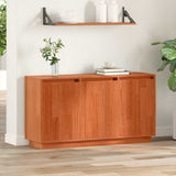 Sideboard Brown Oak 111 x 34 x 60 cm Solid Pine Wood 869880