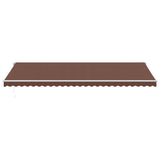 Manual Retractable Awning with LED Brown 600x350 cm 3215400