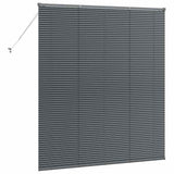 Venetian Blinds Manual Dark Grey 175 x 160 cm Aluminium 42006084