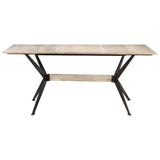 Dining Table 180x90x76 cm Solid Mango Wood 321688