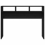Console Table Black Oak 105 x 30 x 80 cm Engineered Wood 862660