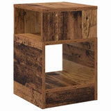 End Table 2 pcs Old Wood 30.5 x 30 x 45 cm Engineered Wood 890909