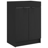 Bathroom Furniture Set Black 56 x 37.5 x 81 cm Engineered Wood 3404145