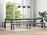 Bench Grey Sonoma 200 x 35 x 45 cm Engineered Wood 892611
