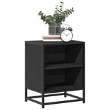 Bedside Cabinets 2 pcs Black 40x31x50 cm Engineered Wood and Metal 848700