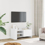 TV Cabinet White 80x35x40 cm Engineered Wood 848367