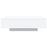 Coffee Table White 100x100x31 cm Engineered Wood 836595