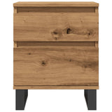 Bedside Cabinet Artisan Oak 40x35x50 cm Engineered Wood 857438