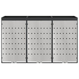 Wheelie Bin Storage for 3 Bins Anthracite 204 x 77.5 x 121.5 cm 3394784