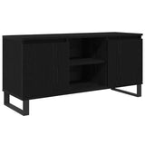 TV Cabinet Black Oak 104 x 35 x 50 cm Engineered Wood 881937