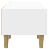 TV Cabinet High Gloss White 147 x 34.5 x 30 cm Engineered Wood 894709
