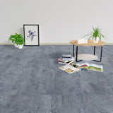 Self-adhesive Flooring Planks 5.11 m PVC Grey Marble 146237
