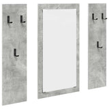 Wall-Mounted Coat Rack Concrete Grey 96 x 1.5 x 90 cm 874534