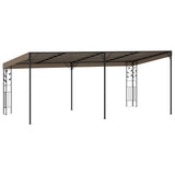 Wall-mounted Gazebo 6x3x2.5 m Taupe 312267