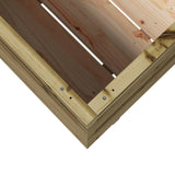 Garden Planter 90x60x72 cm Impregnated Wood Pine 3282648
