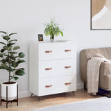 Chest of Drawers White 69.5x34x90 cm Engineered Wood 827820