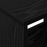 Magazine Rack 2 pcs Black Oak 35 x 30 x 45 cm 890971