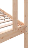 3101333 Bed Frame without Mattress Solid Wood 90x200 cm