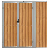 Tool Shed Brown Galvanised steel, metal, plastic Large 316212