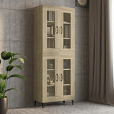 Hanging Wall Cabinet Sonoma Oak 69.5x34x90 cm 812288