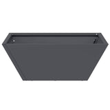 Garden Planter 5 pcs Anthracite 40 x 40 x 15 cm 873815