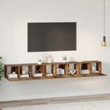 TV Cabinet Set 4 pcs Old Wood 60 x 30 x 30 cm Engineered Wood 3393570