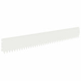 Lawn Edging 20 pcs 103 x 15 cm Steel White 8008452