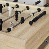 Foosball Table Sonoma Oak 146.5 x 74 x 85 cm Engineered Wood 3378201