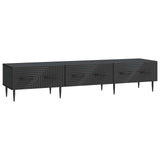TV Cabinet with Drawer Black 147 x 34.5 x 30 cm Engineered Wood 894936