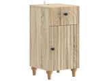 2 Piece Bathroom Cabinet Set ALKMAAR Sonoma Oak Engineered Wood 3417992