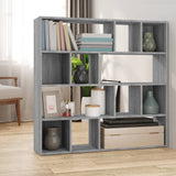 Book Cabinet/Room Divider Grey Sonoma 105x24x102 cm 823251