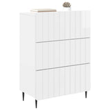 Drawer Cabinet High Gloss White 66 x 34.5 x 92 cm 894379