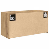 Bathroom Wall Cabinet Artisan Oak 60x25x30 cm Engineered Wood 860066