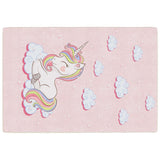 Kids' Rug Pink 160x230 cm Unicorn Washable 136622