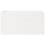 Garden Planter White 90x40x45.5 cm Solid Wood Pine 847269