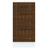 Kitchen Base Cabinet Lucca Brown Oak Engineered Wood 854237