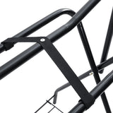 Saddle Rack Foldable Freestanding Black Iron 172440