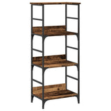 Book Cabinet Old Wood 50x33x117.5 cm Engineered Wood 857466