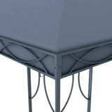 ZNTS Gazebo with LED String Lights 300x300 cm Anthracite 3070339