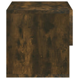 ZNTS Wall-mounted Bedside Cabinets 2 pcs Smoked Oak 816947