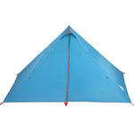 ZNTS Family Tent Tipi 7-Person Blue Waterproof 94711